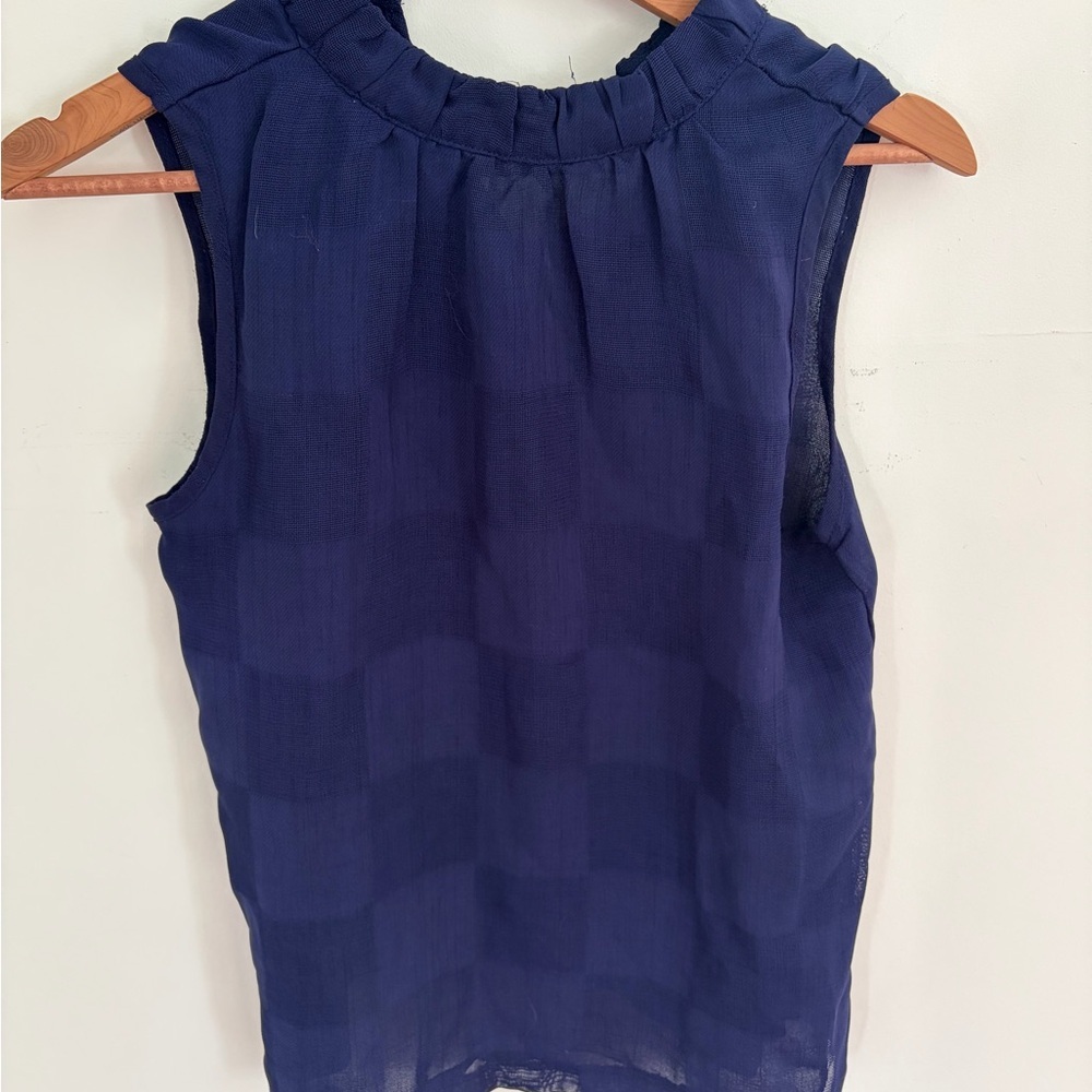 Moschino Navy Sleeveless Women's Top